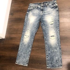 Man’s Buckle jeans